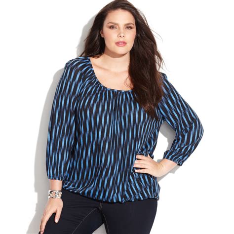 michael kors plus|michael kors plus size blouses.